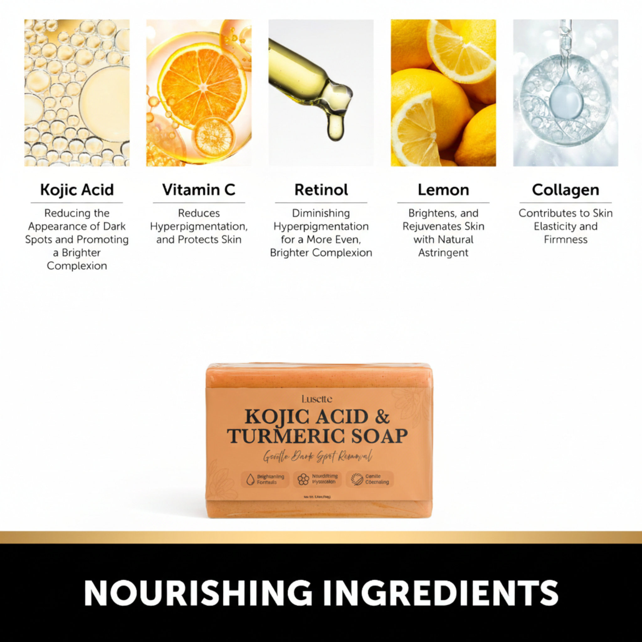 Kojic Acid & Turmeric Soap