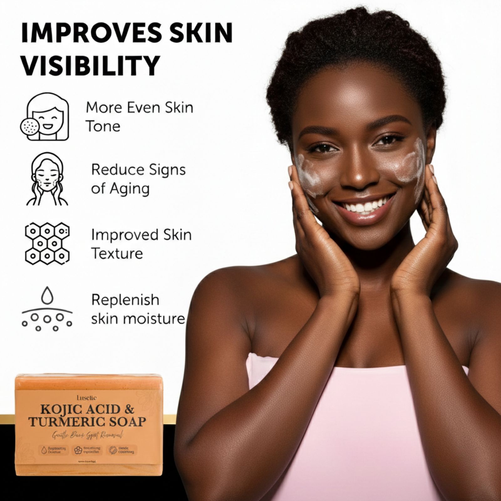 Kojic Acid & Turmeric Soap